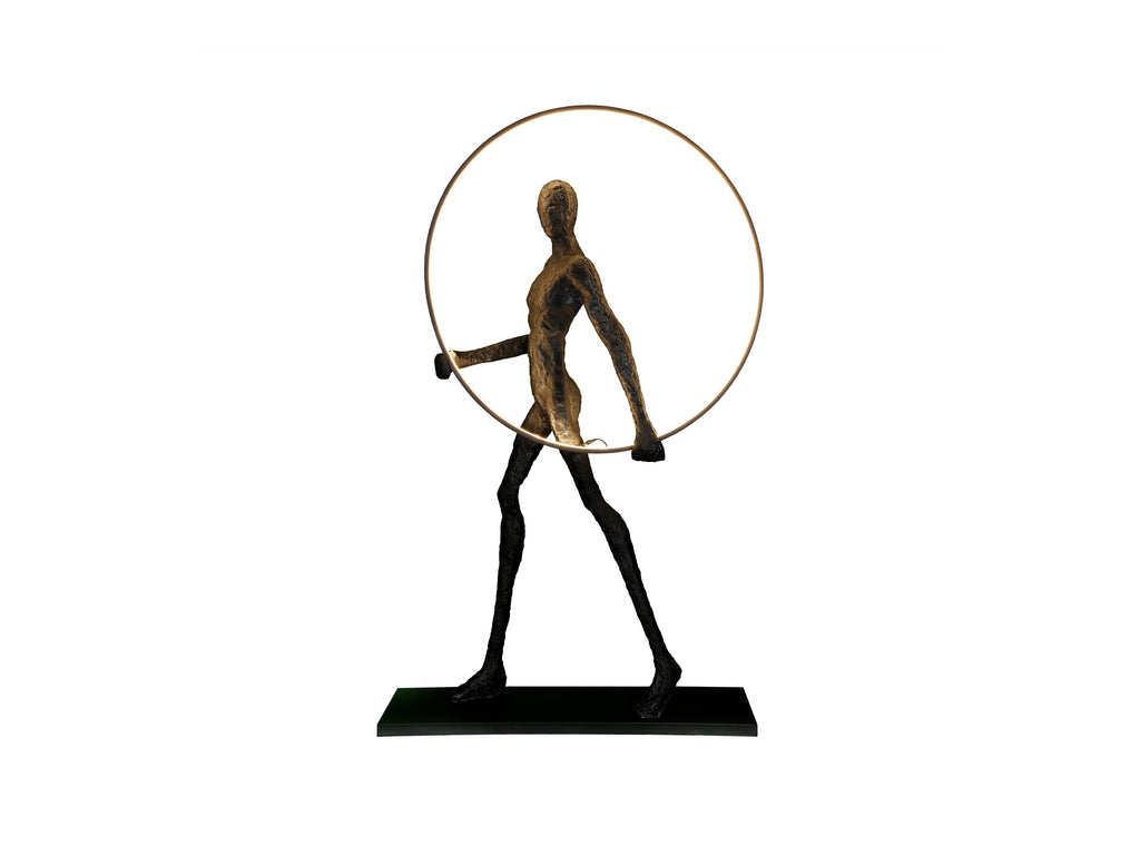 Figura Decorativa Caminante Negra - Schuller - luzguru.com