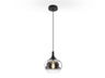 Schuller 614023 - Lámpara OPAX Negra con Pantalla Smoke - luzguru.com