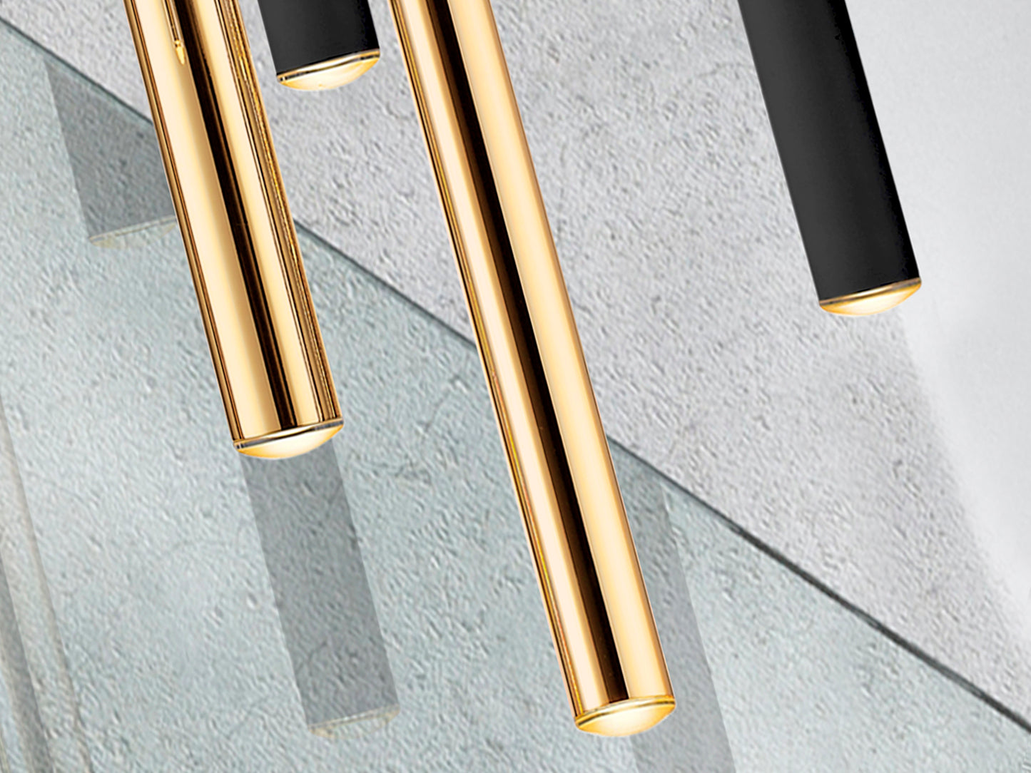 Lámpara LED Moderna Oro/Negro - Schuller Varas | luzguru.com