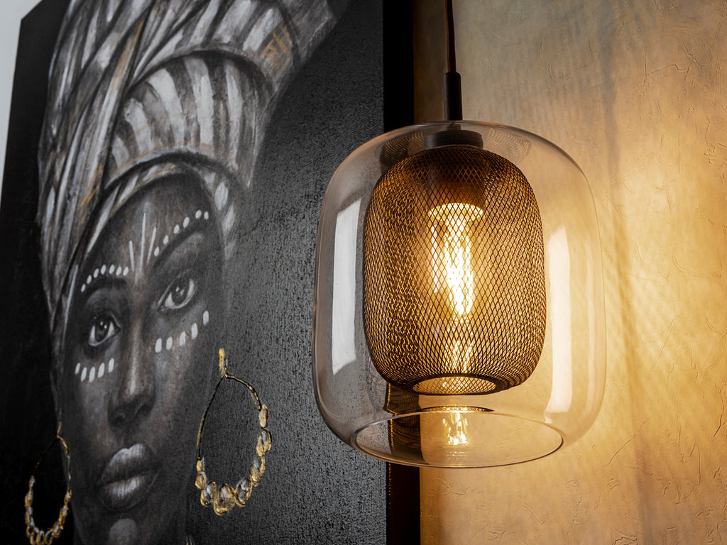 Aplique de Pared Fox Chocolate - Schuller - Calidad Premium | luzguru.com