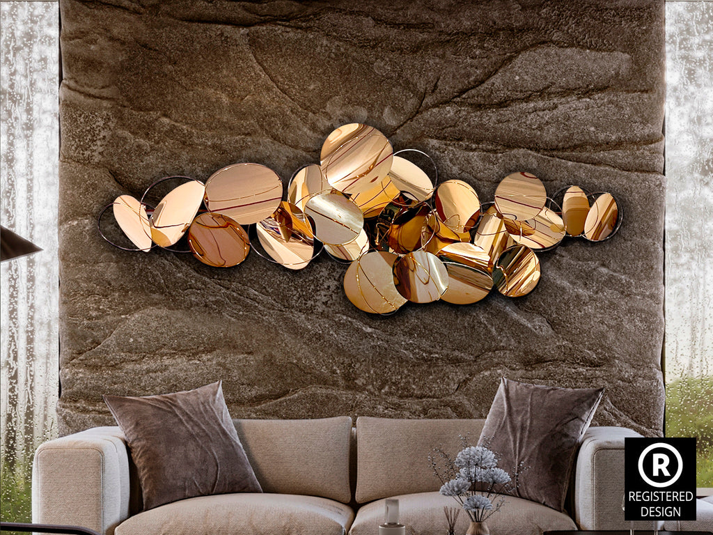 Escultura de Pared Oro Rosa - Schuller Serenity | luzguru.com