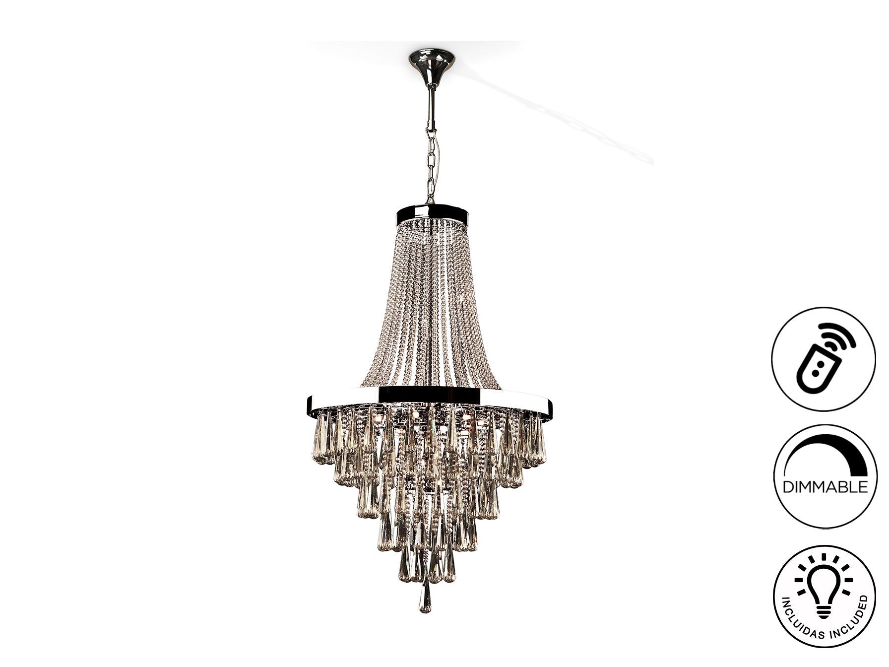 Lámpara de Techo Palace 22 Luces - Schuller - Calidad Premium | luzguru.com