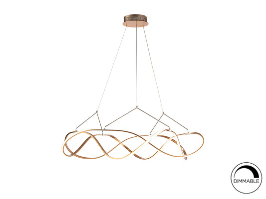 Lámpara LED Moderna Oro Rosa - Schuller Molly - luzguru.com