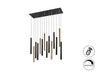 Lámpara de techo Schuller Varas 373425GD - Oro y Negro - luzguru.com