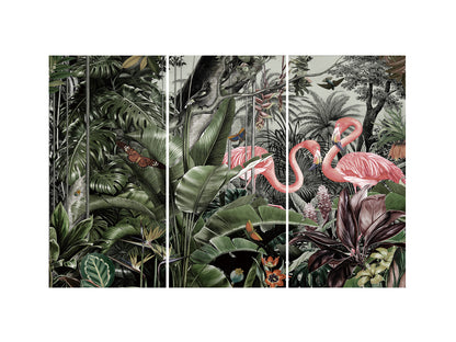 Tríptico Flamencos Fotografía Impresa 180x120cm - Schuller | luzguru.com