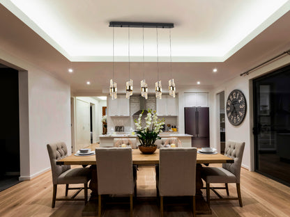 Lámpara Techo Iliada Negro Oro - Schuller - Calidad Premium | luzguru.com