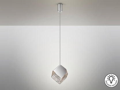 Lámpara de Metal Cromada Priscila - Schuller - luzguru.com