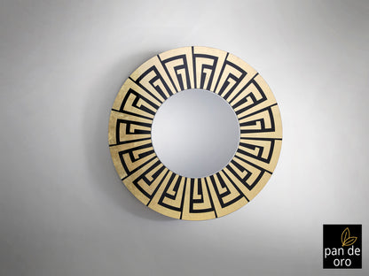 Espejo Moderno Pan de Oro - Schuller Aquiles | luzguru.com