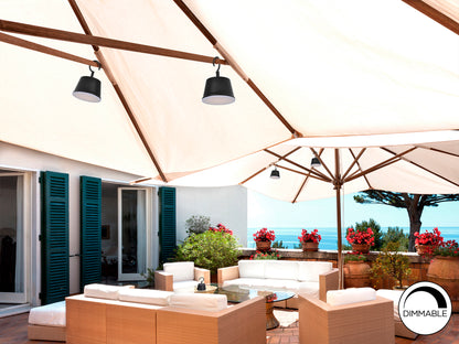 Sobremesa LED Negra Schuller Cuco - Iluminación Exterior | luzguru.com