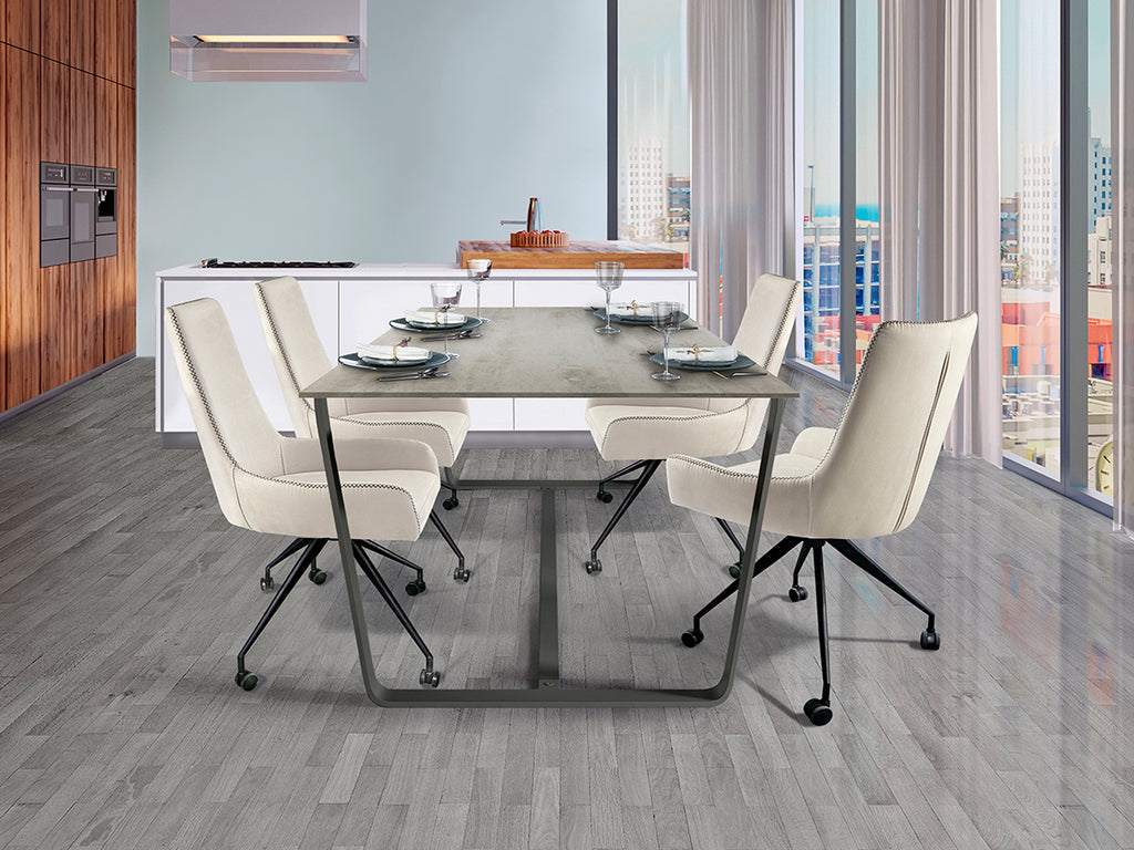 Silla de Ruedas Moderna Blanca y Gris - Schuller - Calidad Premium | luzguru.com