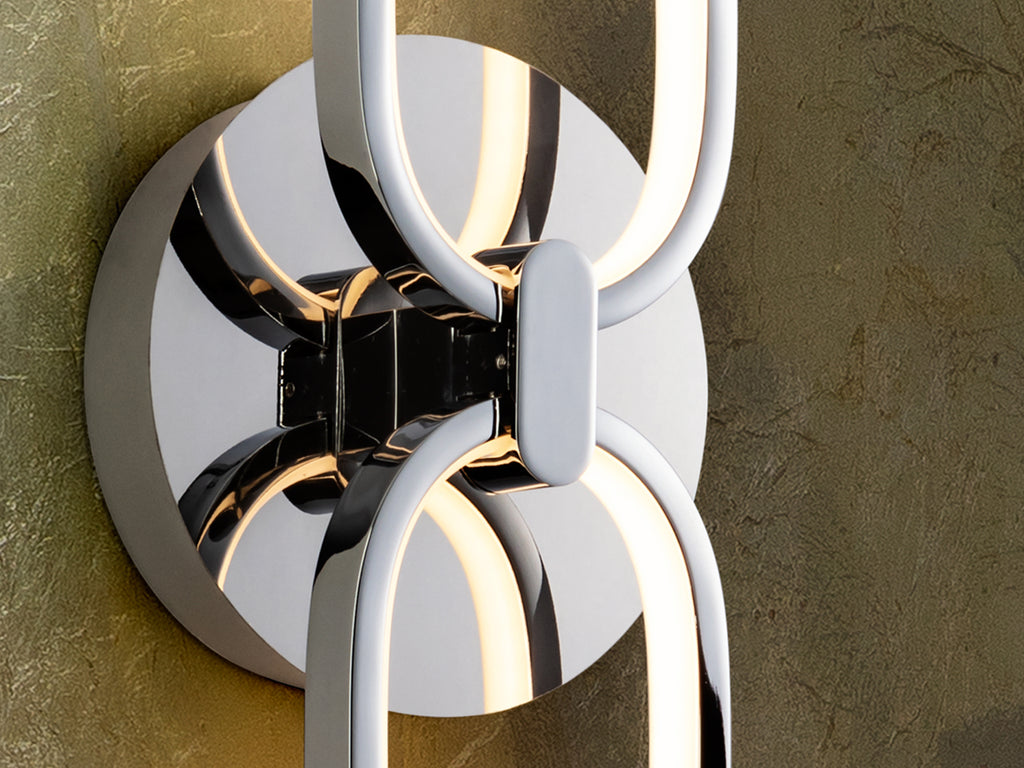 Aplique LED Colette Cromado - Schuller - Iluminación Moderna | luzguru.com