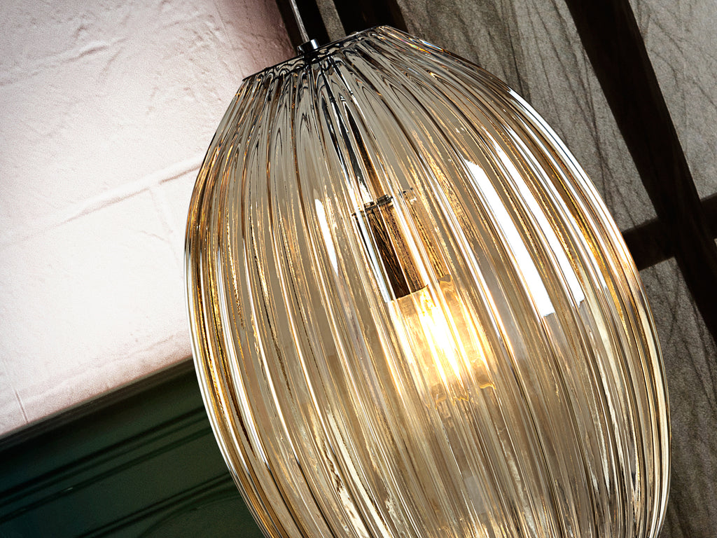 Lámpara de Metal y Cristal Ovila - Schuller - Calidad Premium | luzguru.com