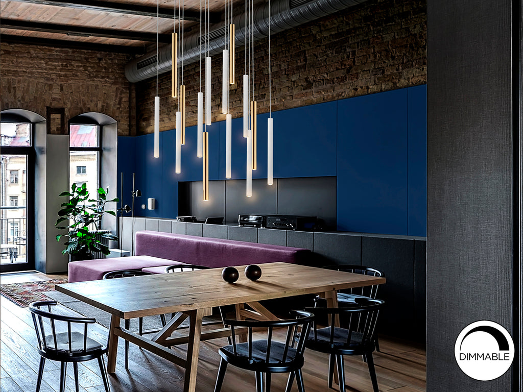 Lámpara Moderna Oro/Blanco 14 Luces - Schuller - Calidad Premium | luzguru.com