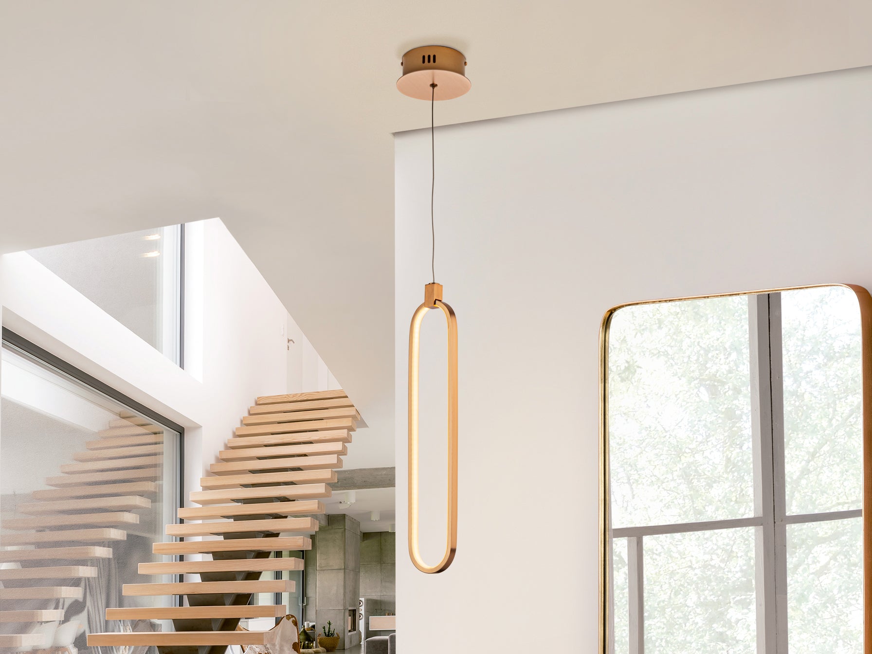 Lámpara de diseño Colette Oro Rosa - Schuller | luzguru.com