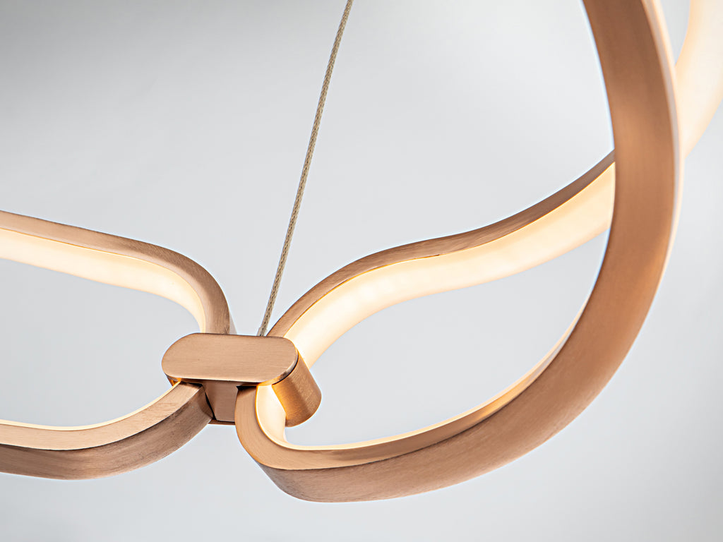 Lámpara LED Colette Oro Rosa - Schuller - Diseño Moderno | luzguru.com