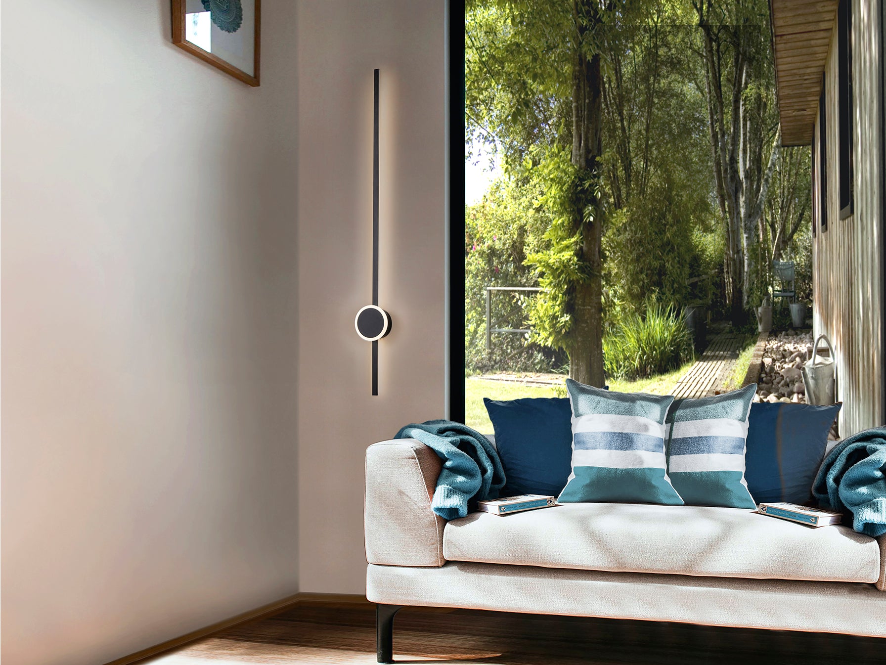 Aplique Pared Negro Schuller - Iluminación Moderna | luzguru.com