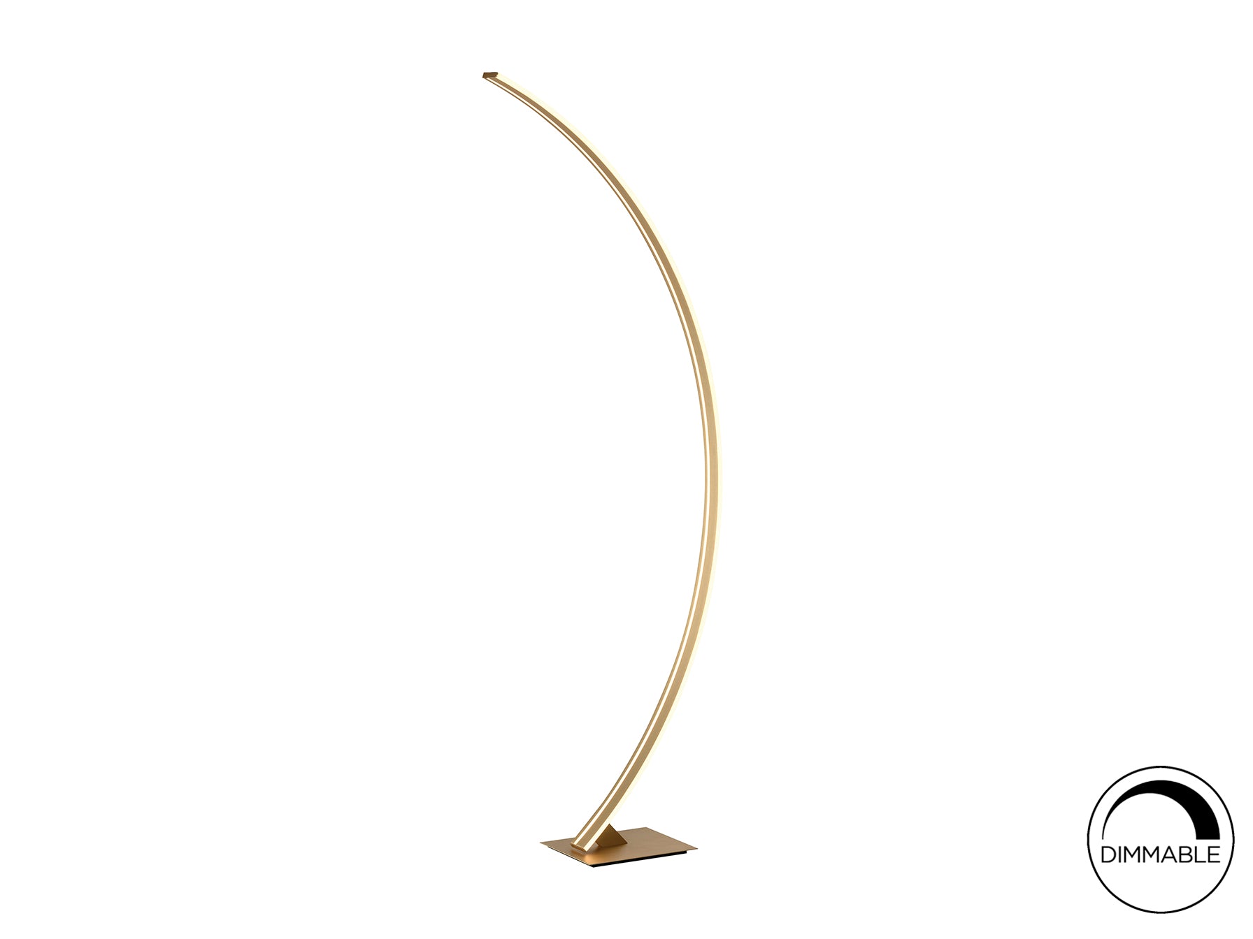 Schuller 589204 - Lámpara de pie Arcus Oro - luzguru.com