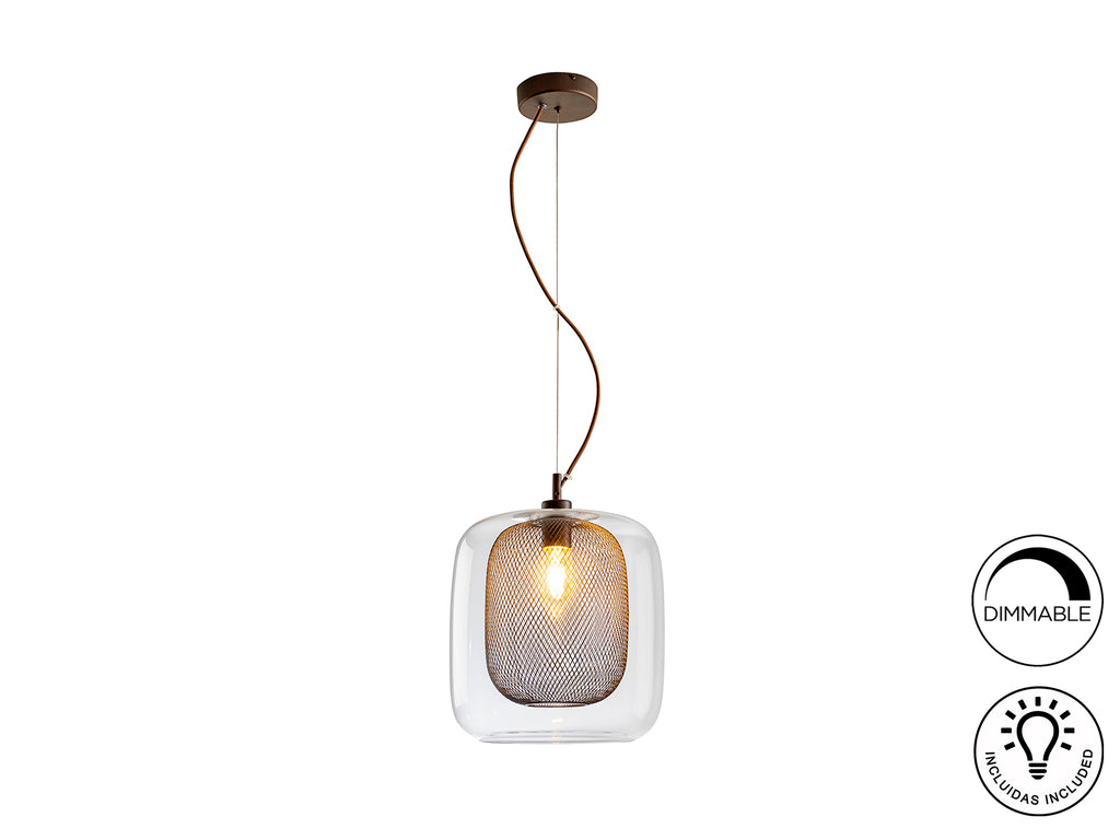 Lámpara de Techo Schuller Fox Chocolate - Iluminación Premium | luzguru.com