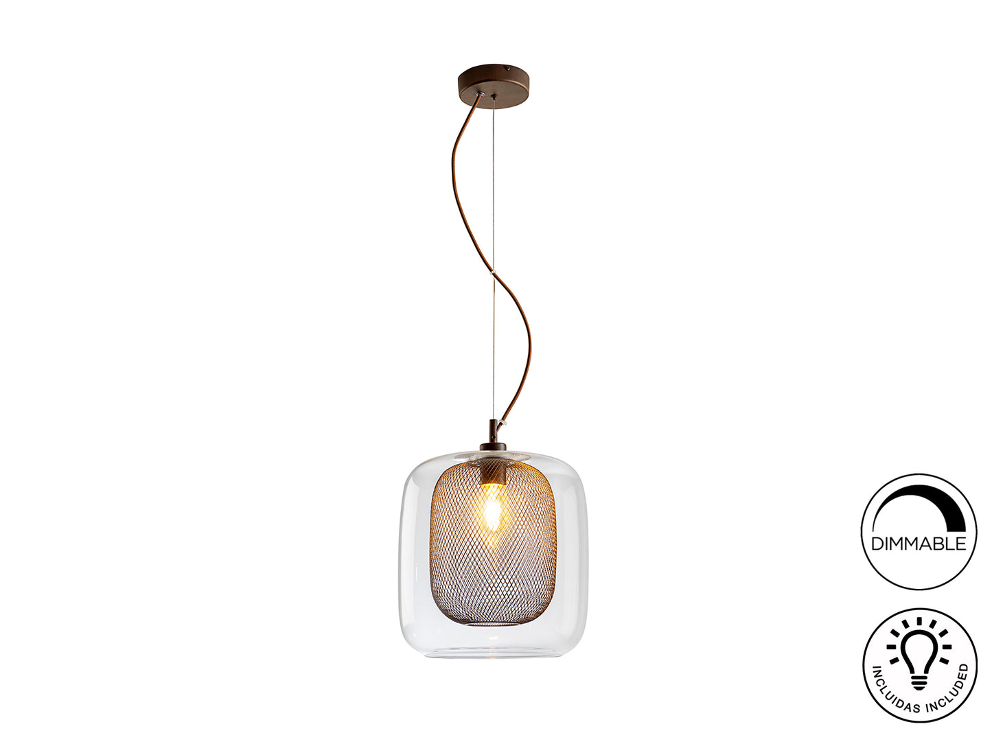 Lámpara de Techo Schuller Fox Chocolate - Iluminación Premium | luzguru.com