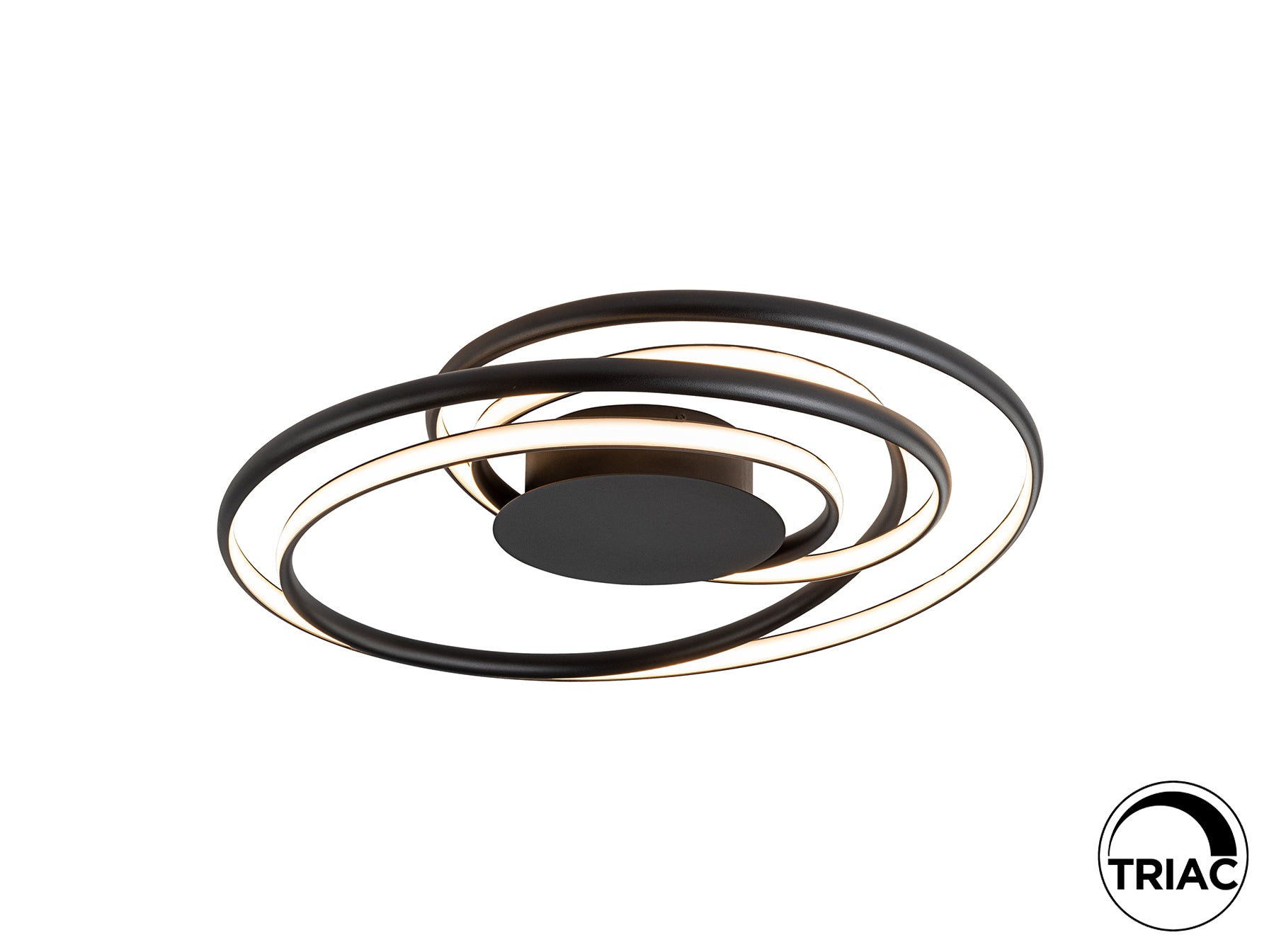 Schuller 513061 - Plafón Danza Negro - luzguru.com