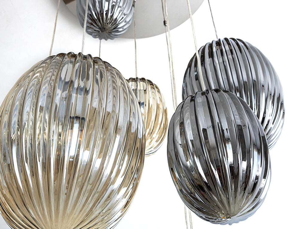 Lámpara Techo Schuller Ovila - Diseño Moderno 9 Luces | luzguru.com