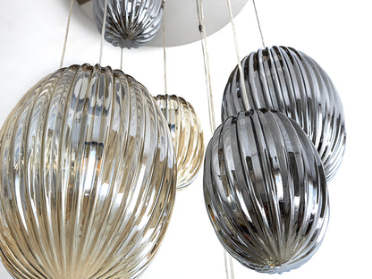 Lámpara Techo Schuller Ovila - Diseño Moderno 9 Luces | luzguru.com