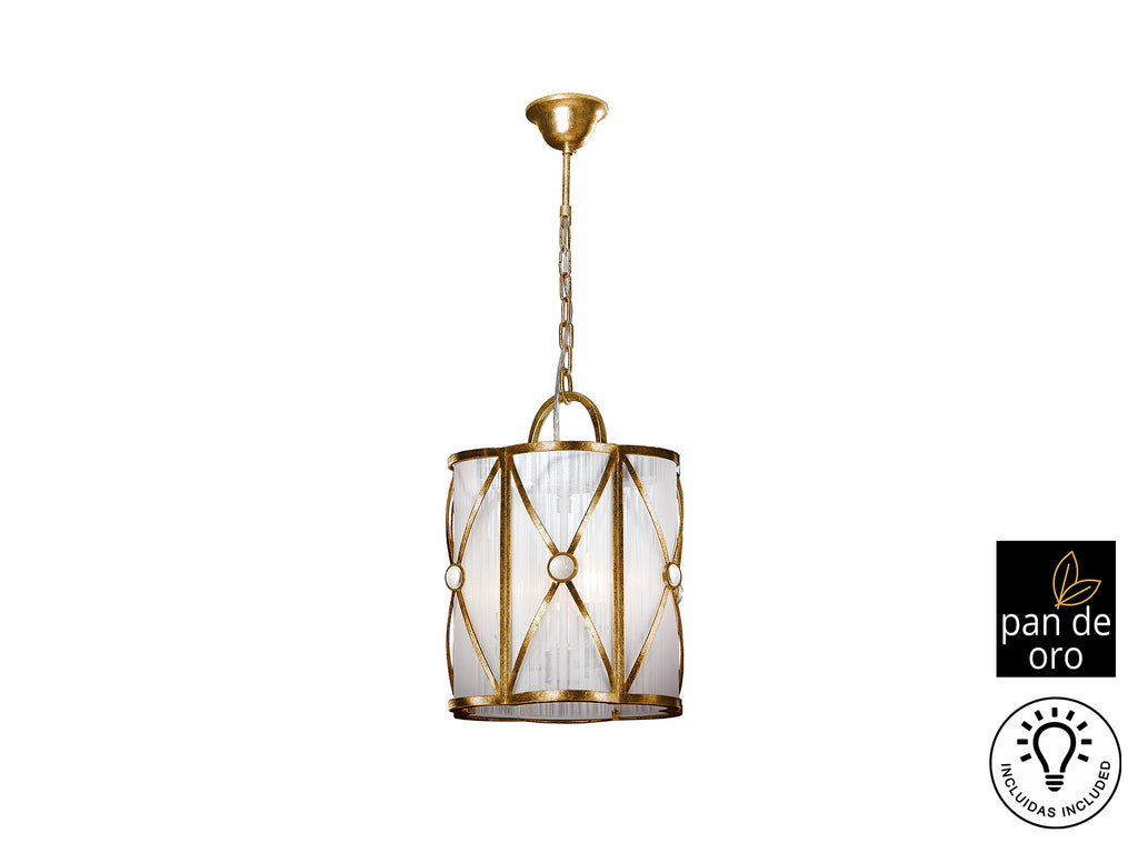 Schuller 615372 - Lámpara Esparta Oro - 3 Luces - luzguru.com