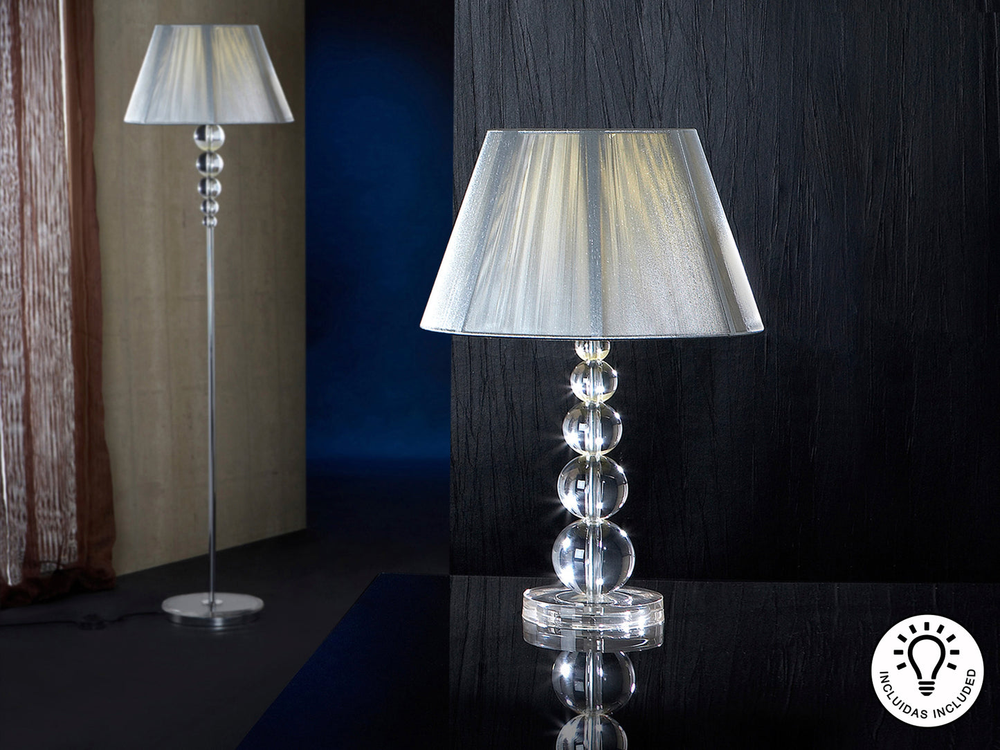 Lámpara Sobremesa Acrílica Schuller Mercury - Iluminación Moderna | luzguru.com