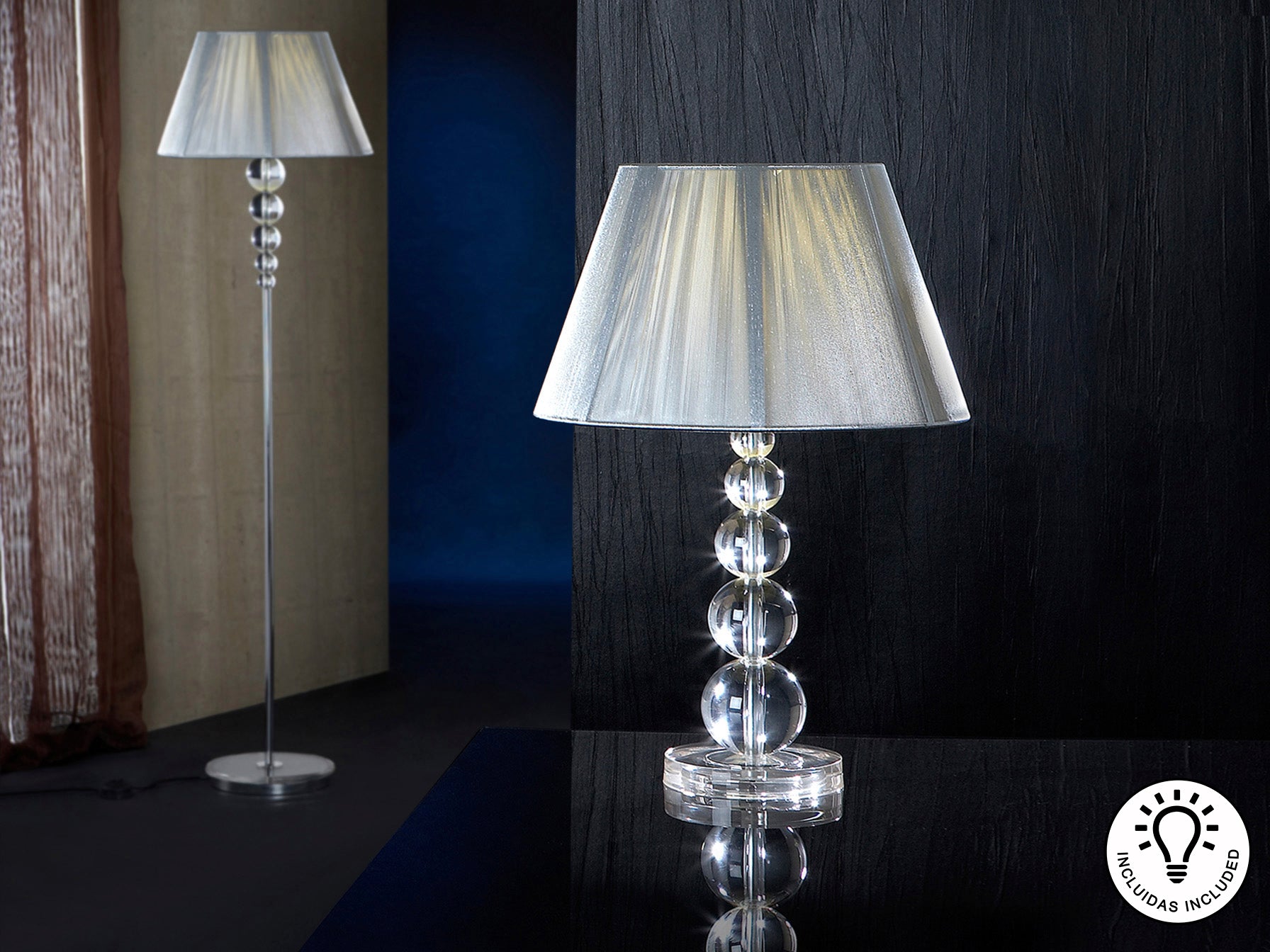 Lámpara Sobremesa Acrílica Schuller Mercury - Iluminación Moderna | luzguru.com