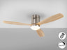 Ventilador de techo Schuller Siroco 329521D - Níquel y Madera - luzguru.com