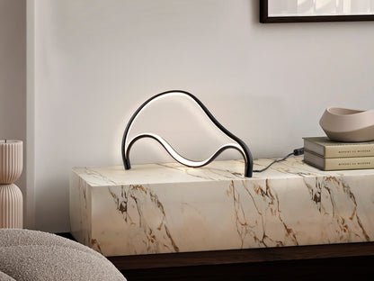 Lámpara Sobremesa Negra Moderna - Schuller Danza | luzguru.com