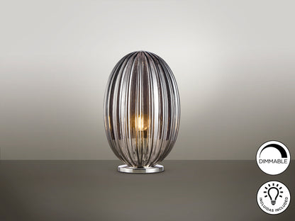 Lámpara de sobremesa Schuller Ovila 752695 - Gris Smoke - luzguru.com