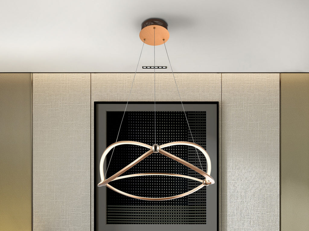 Lámpara LED Ocellis Oro Rosa - Schuller - Iluminación Moderna | luzguru.com