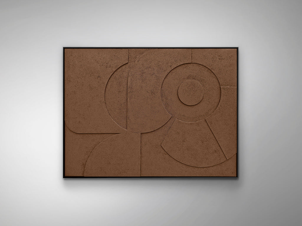 Bajorrelieve Moderno Schuller Morphos 90x120 - Negro | luzguru.com