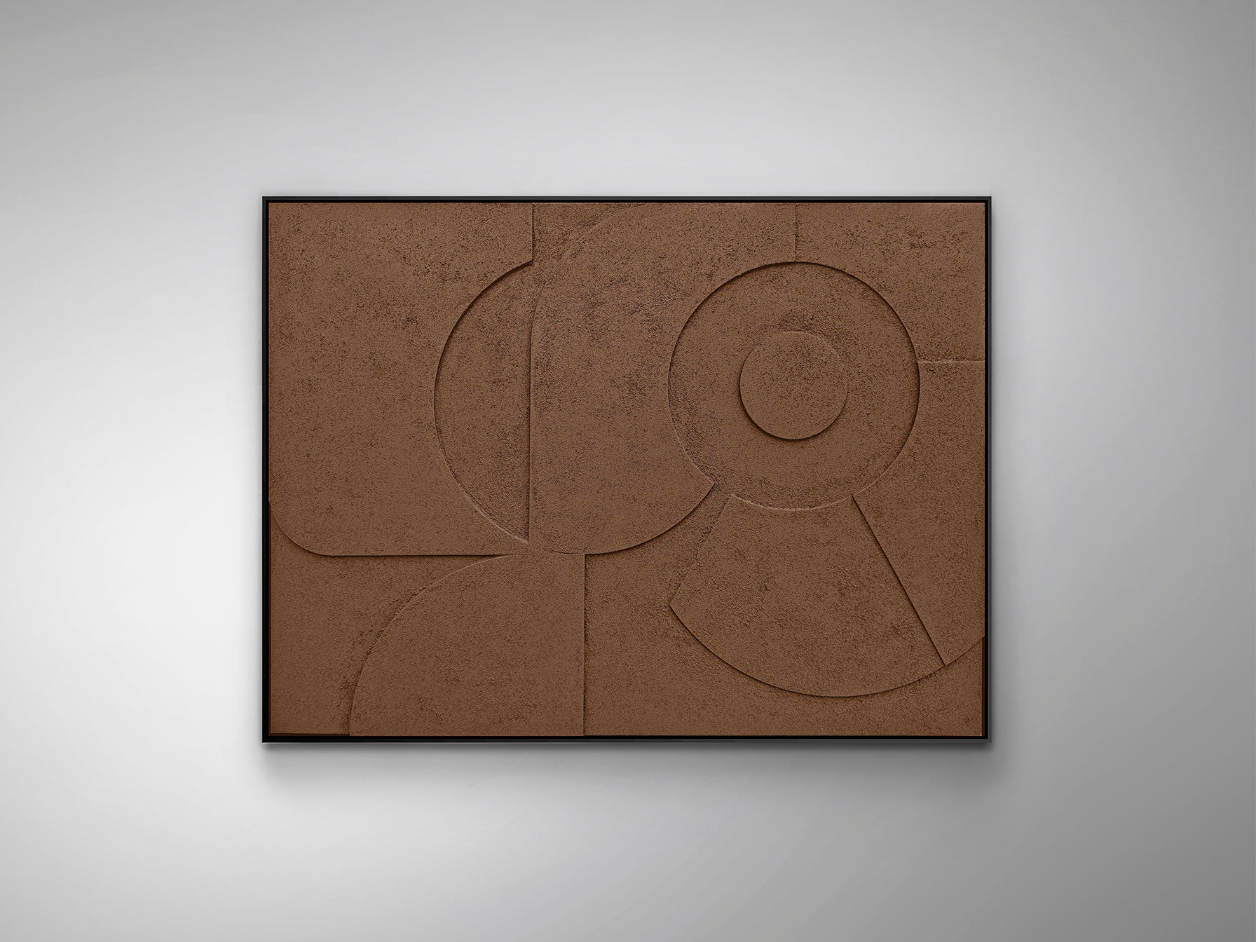 Bajorrelieve Moderno Schuller Morphos 90x120 - Negro | luzguru.com
