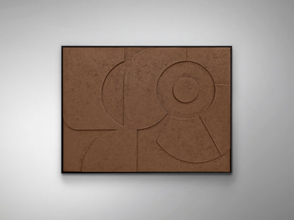 Bajorrelieve Moderno Schuller Morphos 90x120 - Negro | luzguru.com