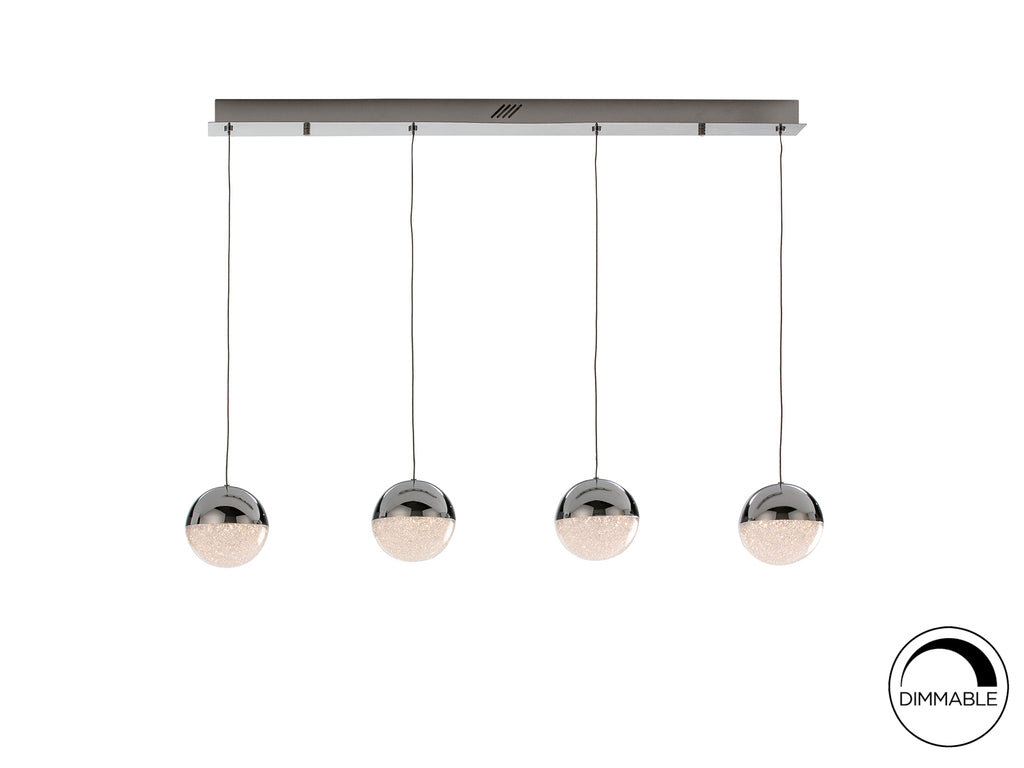Schuller 793635 - Lámpara 4L LED Sphere - Cromo - luzguru.com