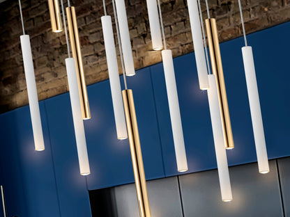 Lámpara Moderna Oro/Blanco 14 Luces - Schuller - Calidad Premium | luzguru.com