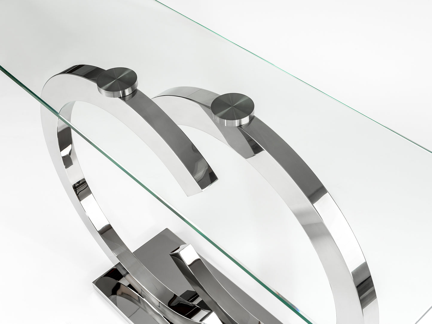 Consola de Acero Inoxidable Casandra - Schuller - luzguru.com