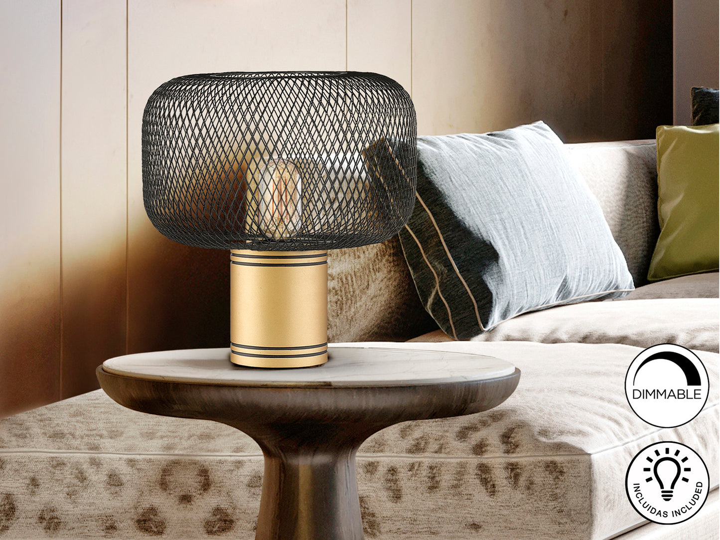 Lámpara Sobremesa Osiris - Schuller - Diseño Elegante | luzguru.com