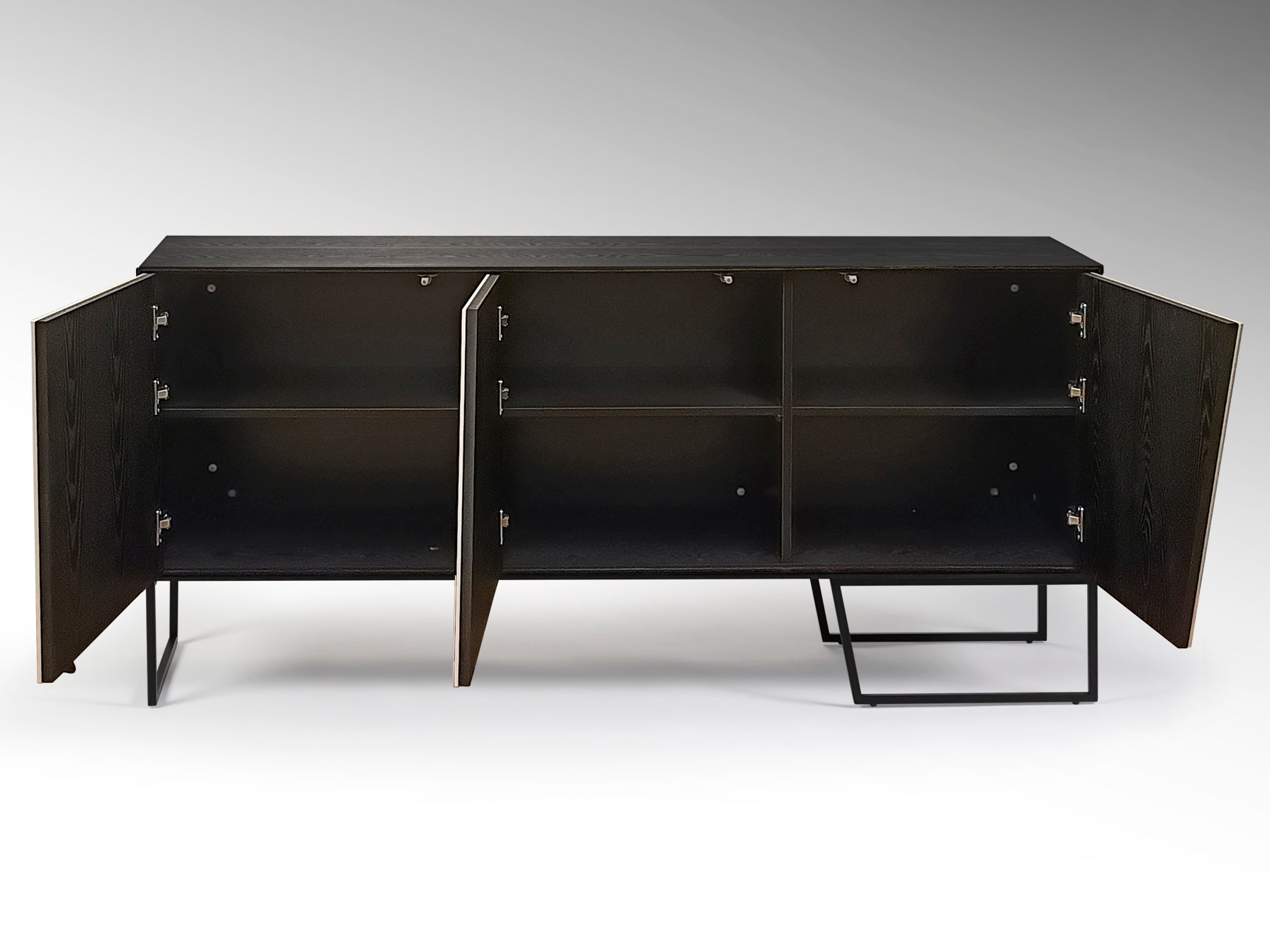 Aparador Moderno Fresno Negro - Schuller Kerala | luzguru.com