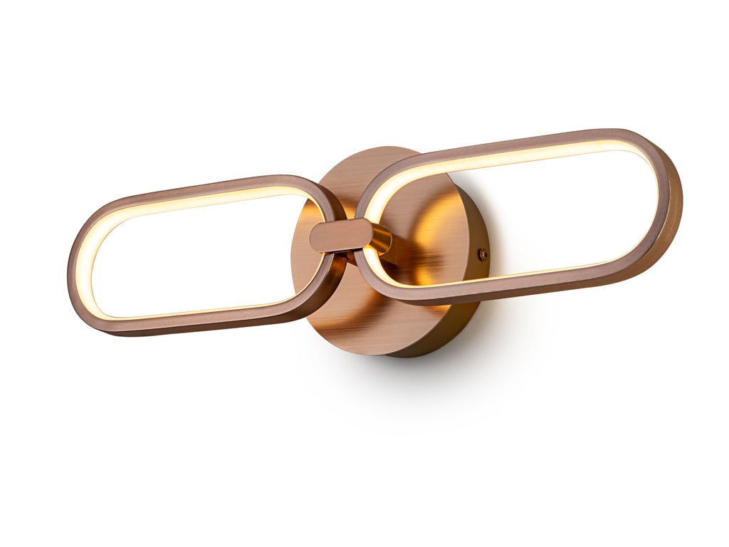 Aplique de Pared LED Colette Oro Rosa - Schuller - luzguru.com