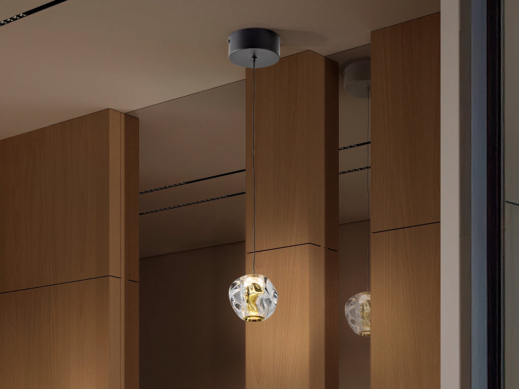 SCHULLER 502160 - Lámpara Zaria Negra y Dorada - LUZGURÚ