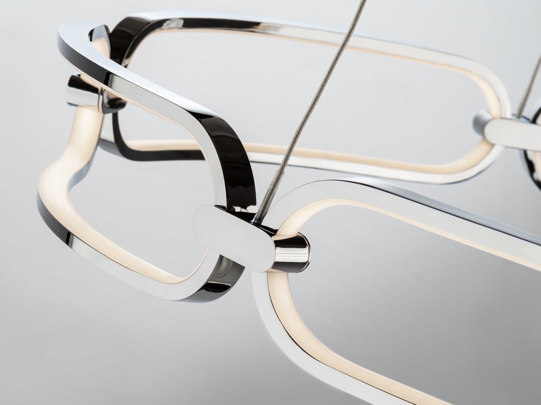 Lámpara Moderna Cromada Colette - Schuller - luzguru.com