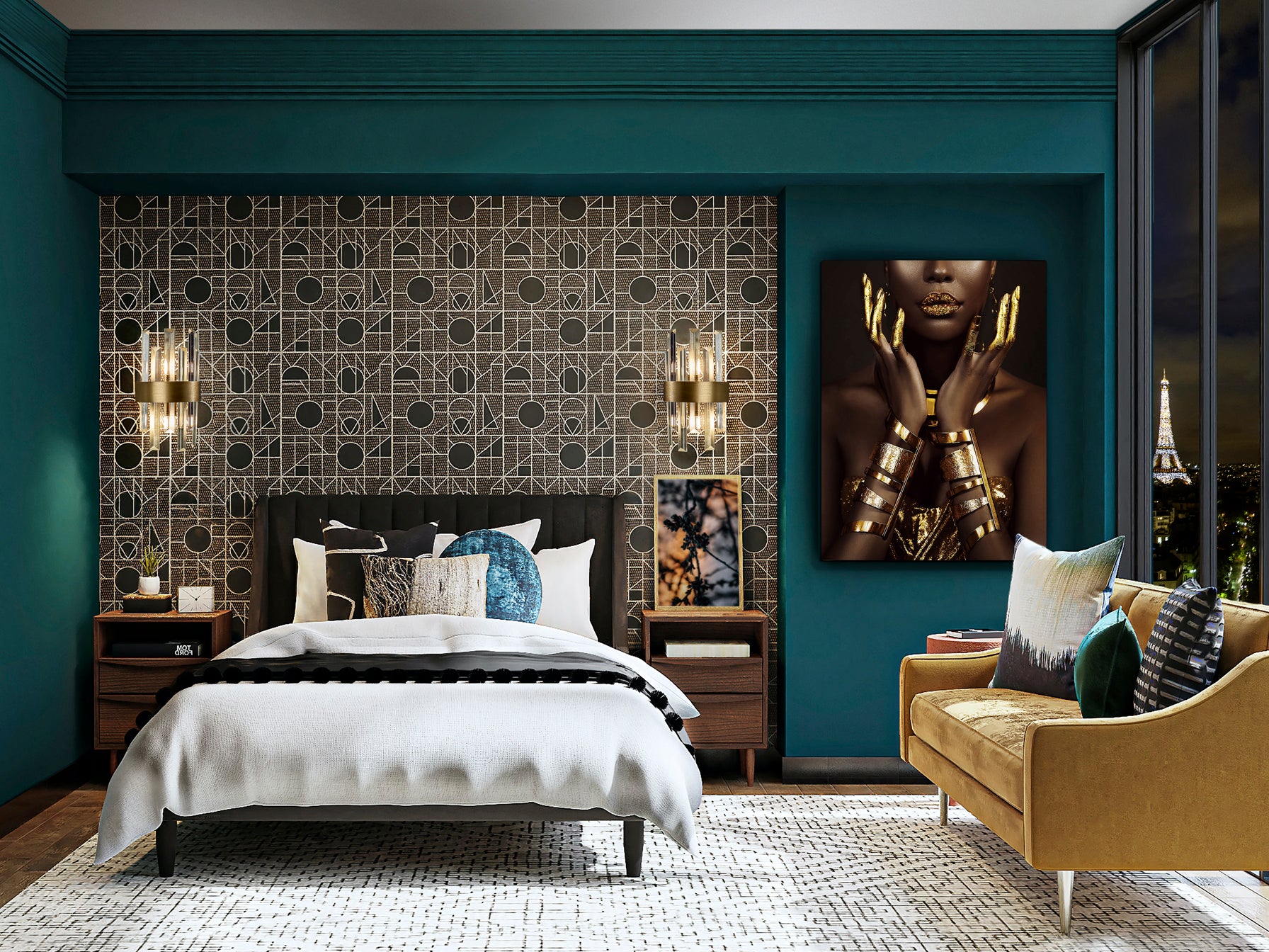 Fotografía Impresa SOMBRA Y ORO 90x120 - Schuller - luzguru.com