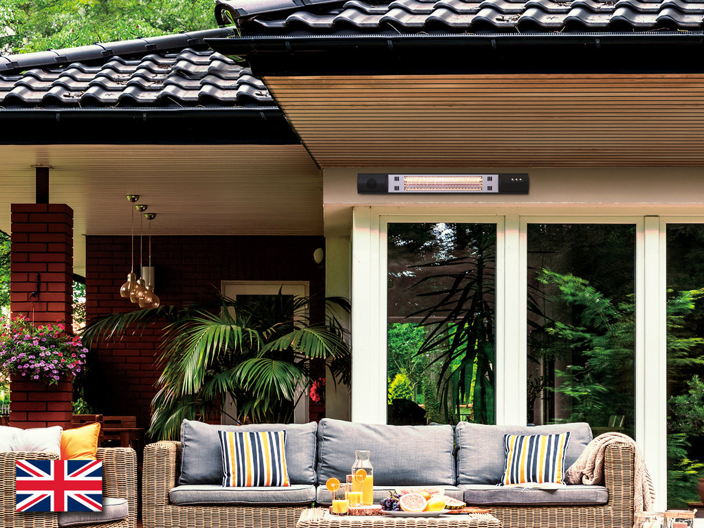 Estufa de Pared Schuller Heat Music 1500W - Negra - luzguru.com