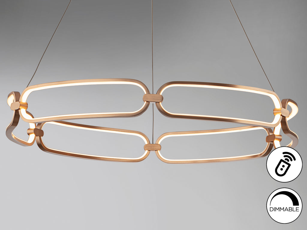 Lámpara LED Colette Oro Rosa - Schuller - Diseño Moderno | luzguru.com