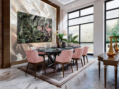 Tríptico Flamencos Fotografía Impresa 180x120cm - Schuller | luzguru.com