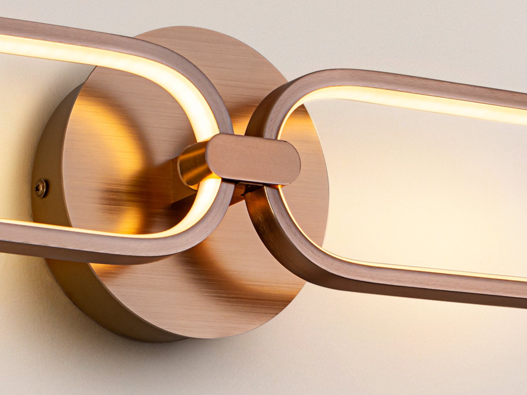 Aplique de Pared LED Colette Oro Rosa - Schuller - luzguru.com