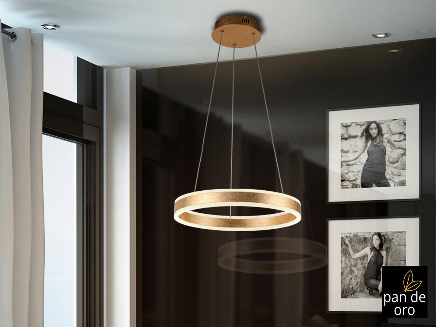 Lámpara LED Helia Oro 50D - Schuller - Iluminación Moderna | luzguru.com